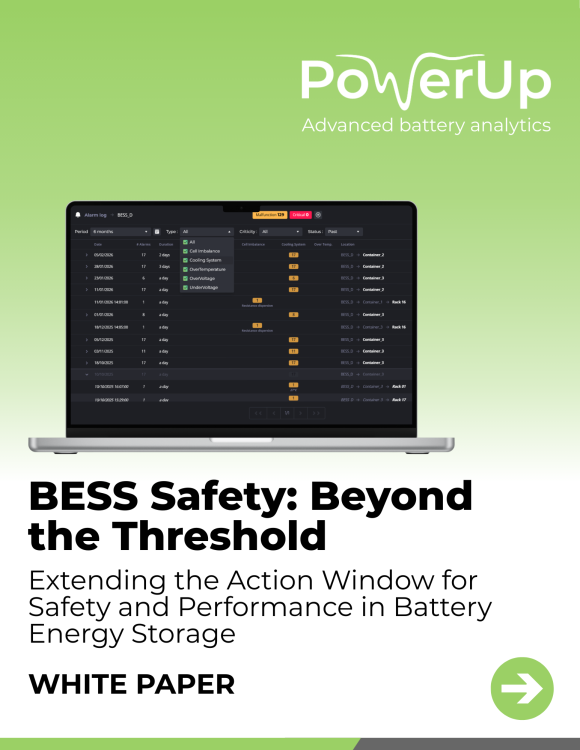 BESS Safety: Beyond the Threshold Extending the Action Window for Safety and Performance in Battery Energy Storage White Paper